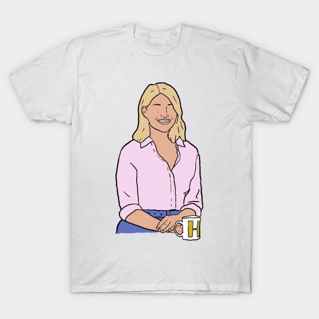 Holly Willoughby T-Shirt by CaptainHuck41